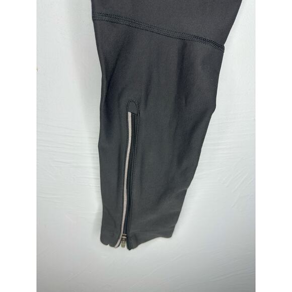 Nike Dri-Fit Gray Leggings Women's Size Small Zip Athleisure Active Workout Run - Picture 7 of 10